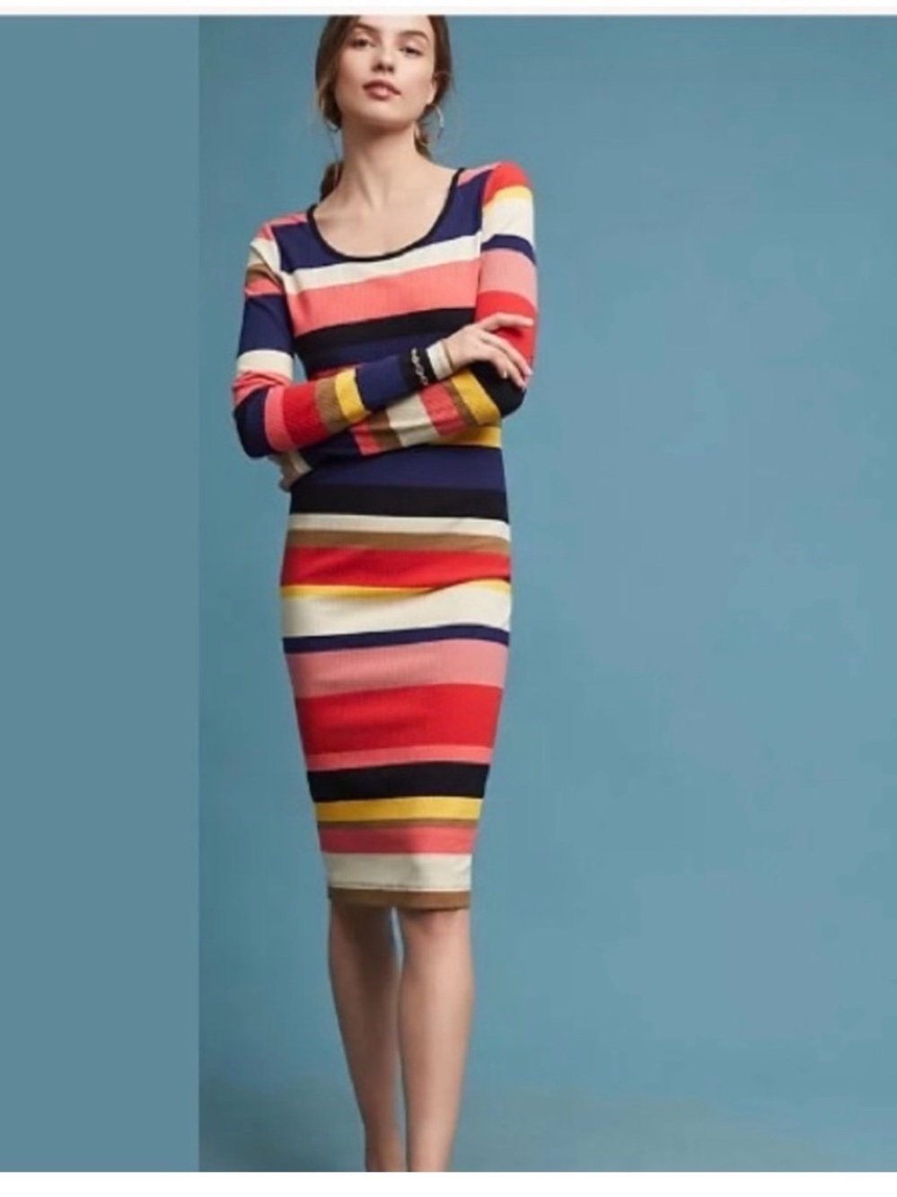 Vintage Anthropologie Multicolor Column Dress by Plenty by Tracy Reese - NWOT